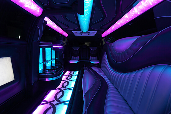 luxury limousine seats