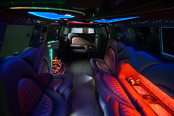 luxury limousine seats